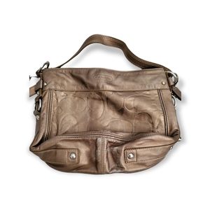 Coach Gold/Bronze Colored Shoulder Bag